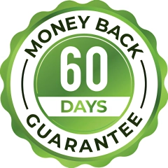 60 day money back guarantee badge